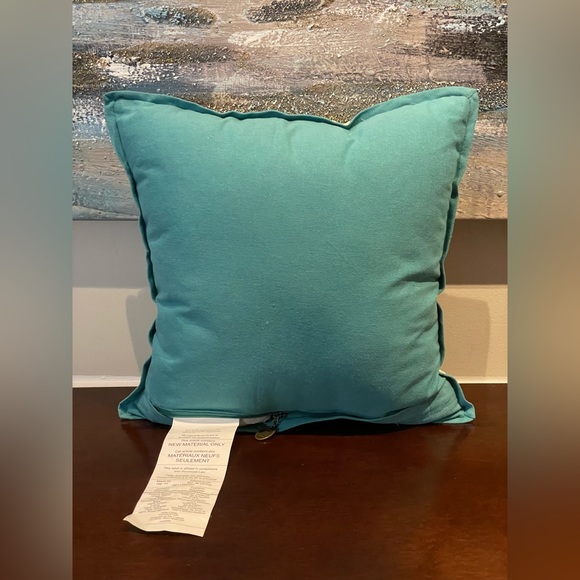 Pier 1 Beaded Floral Pillow - Picture 6 of 7